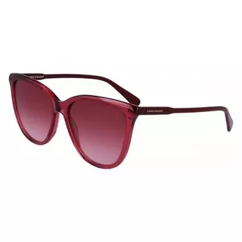 Longchamp Lo718s 601 Women Sunglasses Transparent Red/56-16-140
