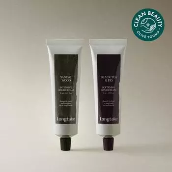 Longtake Крем для рук 50мл (2 типа, выберите 1) Black Tea & Fig Softening Hand Cream