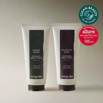Longtake Лосьон для тела 200мл (2 типа, выберите 1) Black Tea & Fig Softening Body Lotion