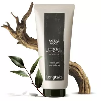LONGTAKE Official Sandalwood Intensive Body Lotion 200 мл Корейская косметика Аромат сандалового дерева Увлажняющее веганское молочко для тела