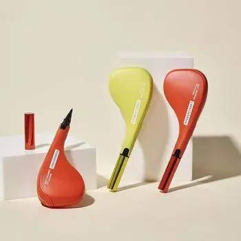 Longview Easy Drawing Fit Eyeliner Black Brown O.8g Non-smearing, well-drawn eyeliner brush pen, lime, 2 pcs.