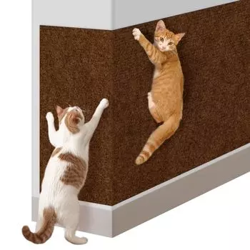 LOOBANI Кошачья заточка для ногтей своими руками, бесплатная, свободно режущаяся клейкая палочка для заточки кошачьих когтей, которую можно носить на мебели, легко царапать кошачьими обоями, защита коричневый