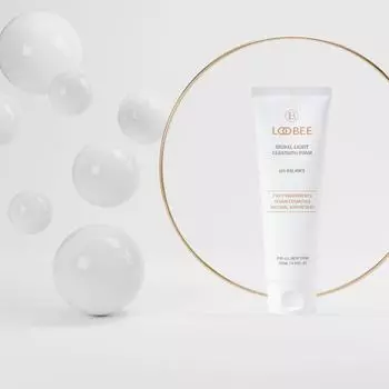 LOOBEE Signal Light Cleansing Foam 120 мл, Средство для снятия макияжа, Увлажняющий, Увлажнение, Корейская косметика, Kbeauty, образец