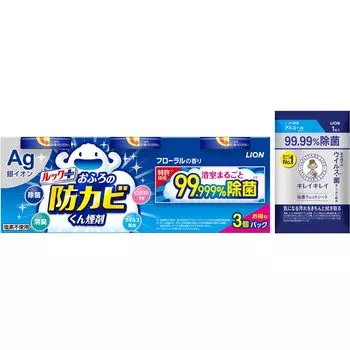 Look Smoke Agent для ванны с цветочным ароматом 4 г x 3 упаковки с бонусом против плесени
