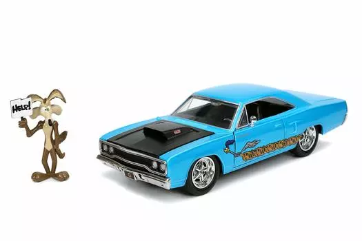 LOONEY TUNES 1970 Plymouth Road E COYOTE Mini Car 124 с WILE Looney Tunes