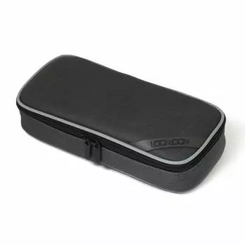 LOONLOON 667 Mellow Pen Chic Large Elegant Color Case, серый, вместительный, двухэтажный, многофункциональный, стильный,