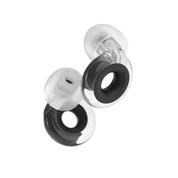 Loop Engage Plus Conversation Беруши для ушей с шумоподавлением для людей, чувствительных к шуму, и 8 штук ушных вкладышей, дополнительные аксессуары чистый