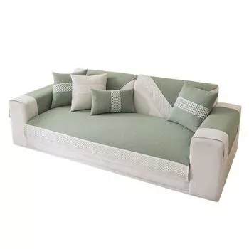 Подушка для дивана из бархатной ткани Loop, зимняя утолщенная подушка для гостиной, нескользящий кожаный чехол для дивана, мягкое полотенце для дивана 70*70cm