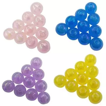 Loose Beads 50PCS 10mm AB Color Multicolor Jewelry Making Wholesale High Quality Round DIY for Fashion Candy beads