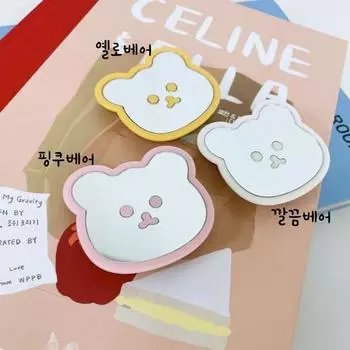 Loose Floss Mirror Bear Smart Talk, 1 шт, Бурый Медведь
