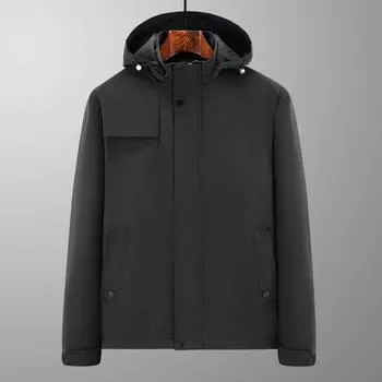 Loose Jacket, Men s Singles Jacket, Youthful and Trendy Slim Fit Jacket L оранжевый