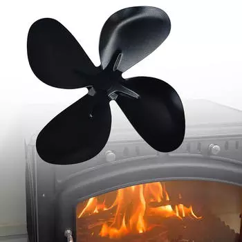 Лопасть вентилятора печи Balde 17,5 см. Камин с теплой циркуляцией воздуха. Запасные части 4 красный