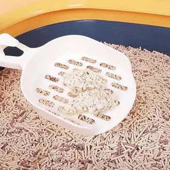 Лопата для кошачьего туалета Cat Head Flat Лопата для кошачьего туалета Пластиковый крючок Лопата для экскрементов Лопата для кошачьего туалета Лопата для туалетного туалета