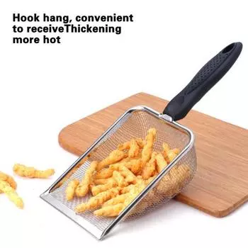 Лопата для кошачьего туалета Эргономичная ручка Равномерная сетка с подвесным отверстием Лопата Песок Металл Глубокая лопатка для кошачьего туалета Товары для кошек