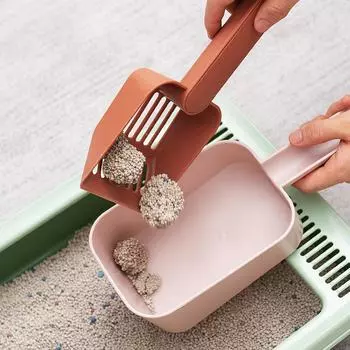 Лопата для кошачьего туалета Многофункциональный набор совков для кошачьего туалета для щенков и собак Совок для чистки кошачьего туалета Средства для уборки