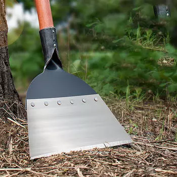 Лопата для очистки сада, инструмент с плоской головкой, лед для прополки S