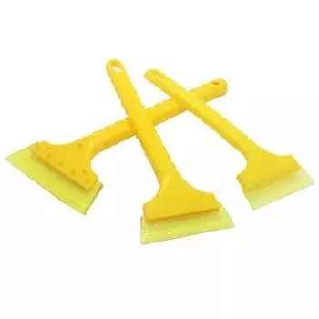 Лопата для снега из коровьего сухожилия с длинной ручкой, устанавливаемая на автомобиль. Зимняя лопата для снега. Лопата для снега из нержавеющей стали для удаления льда и размораживания.