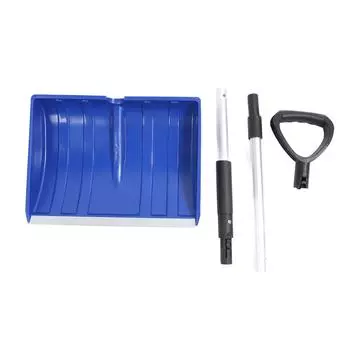 Лопата для снега съемная большая емкость легкая портативная лопата для экстренной помощи автомобиль сад синий
