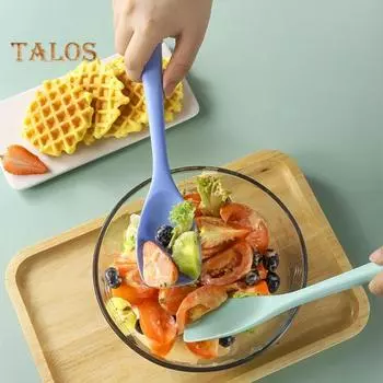 Лопата для утиного языка, пищевой инструмент для выпечки тортов, легко чистится, практичная лопатка для приготовления масла, скребок для смешивания салатов, кухонный гаджет чёрный