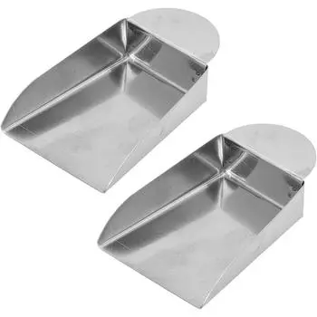 Лопата для ювелирных изделий с пластинчатой ручкой для алмазных бусин, жемчуга, инструмент для черпания драгоценных камней, инструмент для изготовления ювелирных изделий из нержавеющей стали для ювелира 2PCS