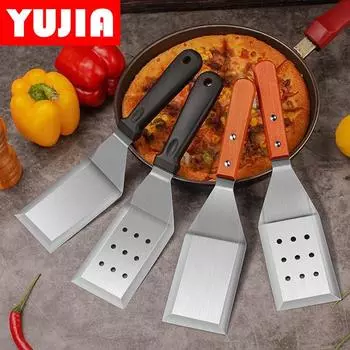 Лопата из нержавеющей стали для приготовления пищи, лопатка для протечек, лук-шалот, лопатка для сыра, лопатка для блинов, лопатка для пиццы