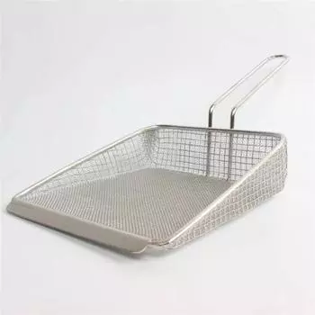 Лопатка для картофеля фри Плотная сетка Масляные остатки Лопатка для еды Дырявая ложка Лопатка для рыбалки из сетчатого фильтра Лопатка из нержавеющей стали Кухонная утварь