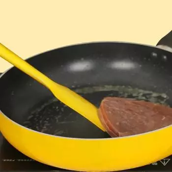 Лопатка для крема для торта Кухонная утварь Инструменты для резки теста Инструмент для помешивания Кухонные принадлежности Желтый/коричневый Скребок Кухонные принадлежности Главная