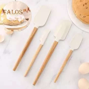 Лопатка для крема, не содержащая BPA, портативный полезный гибкий скребок, лопаточка для выпечки, кухонные гаджеты S