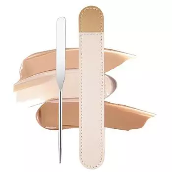 Лопатка для макияжа из нержавеющей стали, палочка для смешивания тонального крема, инструменты для смешивания тонера 1Pc