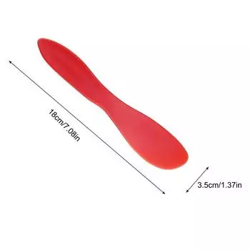 Лопатка для масла Нелипкий тостовый хлеб Намазка сырный соус торт крем скребок Главная Кухня Инструмент для выпечки Приправа Распределитель красный