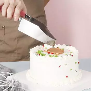 Лопатка для пирогов и нож для торта, регулируемый нож для торта, нож для торта на свадьбу, день рождения, вечеринку синий
