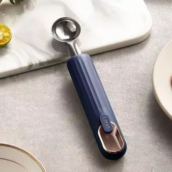 Лопатка для приготовления мороженого с антипригарным покрытием, круглая ложка для приготовления шариков из льда, ложка для фруктов, бытовая белый