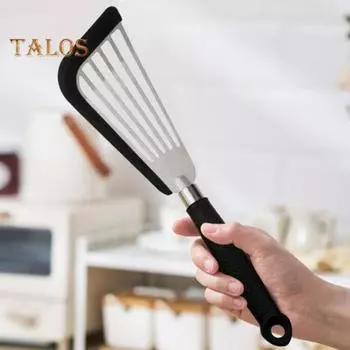 Лопатка для приготовления пищи, антипригарная лопатка для сковороды, термостойкая силиконовая ручка, нескользящая кухонная лопатка для дома красный