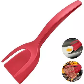 Лопатка для яиц 2 в 1, лопатка для переворачивания яиц, захват и перекидная лопатка, щипцы, вращатели жареных яиц, кухонная лопатка с антипригарным покрытием, зажим для омлета, кухонный инструмент для приготовления пищи