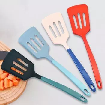 Лопатка для жарки, нескользящая, для приготовления пищи, отличная эргономичная лопатка для ресторана чёрный