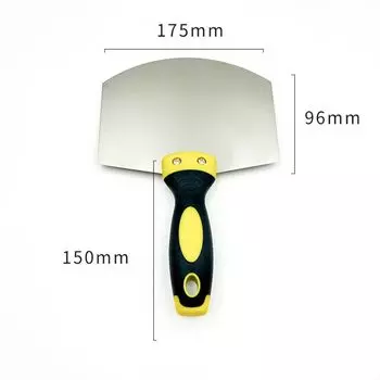 Лопатка для золы из нержавеющей стали Прочная штукатурная кельма Инструмент маляра Шпатель для шпатлевки Дом L-Square shape