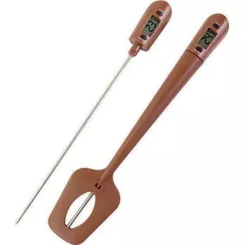 Лопатка-мешалка для приготовления пищи, силиконовый инструмент для выпечки коричневый