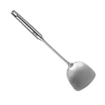 Лопатка-перевертыш из нержавеющей стали, термостойкий половник для супа, набор лопаток, нескользящая ручка, кухонная утварь для приготовления пищи A