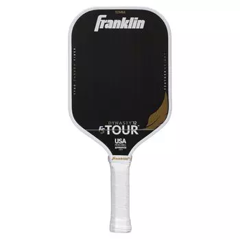 Лопатки Franklin Sports Pro Pickleball серии FS Tour Featherweight из необработанного углеродного волокна T700, одобренные USA Pickleball, цельные, с эпоксидной смолой, инжектированные по краям