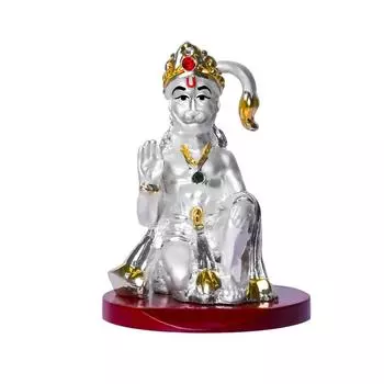 Lord Hanuman Ji Idol for Car Dashboard, Home Decor Showpiece, Puja|Religious Statue for Peace and Prosperity|