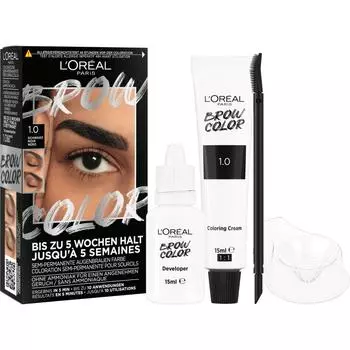 LOREAL Eyebrow Color 1.0 Black 1pc