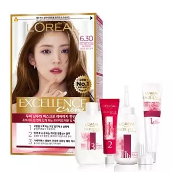 loreal lorealParis Excel Lance Cream Dyeing Festival, Комната 6.30 Светло-коричневый (Золотой Свет), 1 Корейский уход за волосами