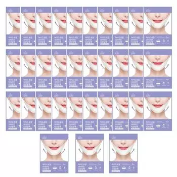 Loroskini гидрогелевые патчи для подбородка V-line Lifting Line, упаковка 1 шт., патчи для маски, 1 упаковка в день, патчи для носогубных складок, шеи, другие патчи, 33 шт.