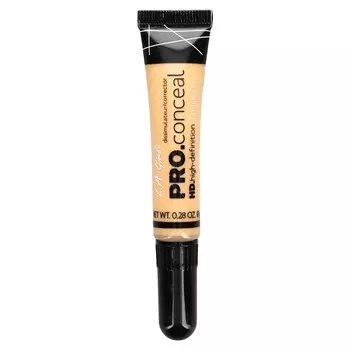 Лос-Анджелес. Girl, Pro Conceal HD Concealer, желтый корректор, 0,28 унции(8g)
