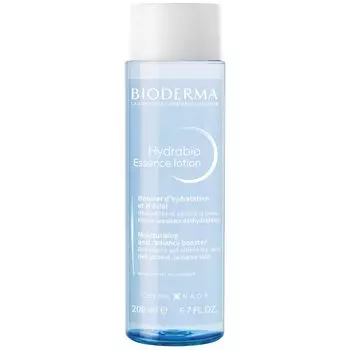 Лосьон Bioderma Hydrabio Essence 200 мл Увлажняющий лосьон для чувствительной сухой кожи Без красителей Без добавления этилового спирта Без добавления парабенов