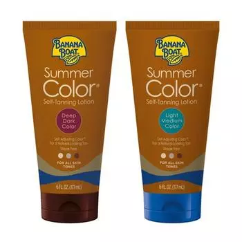 Лосьон для автозагара Banana Boat Summer Color Light Medium Deep Dark 117 мл, 1 шт.
