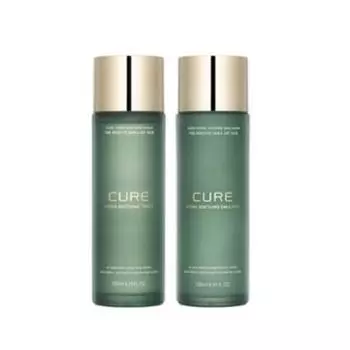 Лосьон для кожи Kim Jeong-moon Aloe Cure Hydra Soothing Toner 130 мл + Эмульсия 130 мл 2 вида косметики с алоэ увлажняющие основы