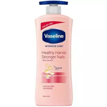 Лосьон для рук и ногтей Vaseline Healthy, 400мл, 1 корейская косметика