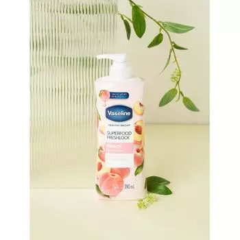 Лосьон для тела Daiso Vaseline Superfood 390 мл персик
