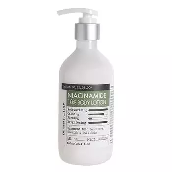 Лосьон для тела Derma Factory Niacinamide 10%, 300 мл, 1 шт.